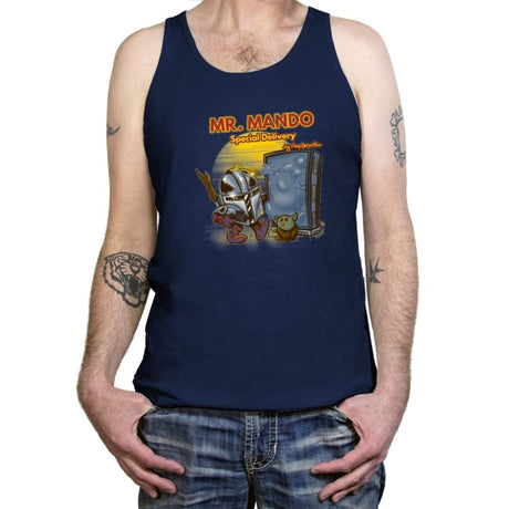 Mr. Mando - Tanktop Tanktop RIPT Apparel X-Small / Navy