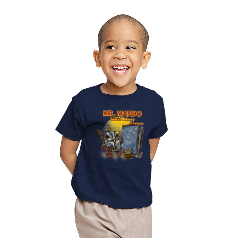 Mr. Mando - Youth T-Shirts RIPT Apparel X-small / Navy