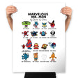 Mr Marvelous - Prints Posters RIPT Apparel 18x24 / White