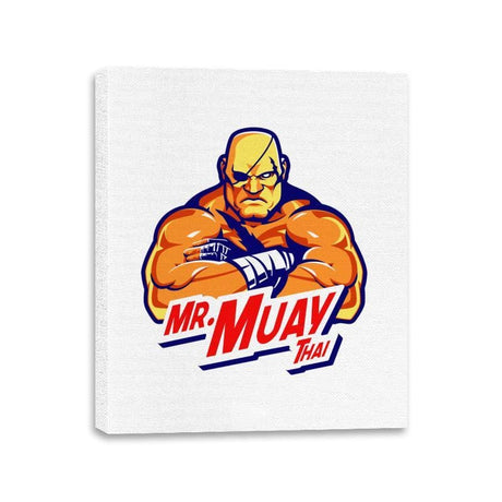Mr. Muay Thai - Canvas Wraps Canvas Wraps RIPT Apparel 11x14 / White