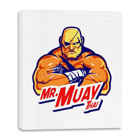 Mr. Muay Thai - Canvas Wraps Canvas Wraps RIPT Apparel 16x20 / White