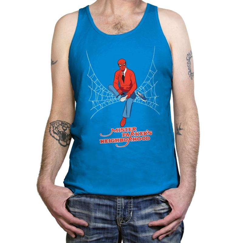 Mr. Parkers Neighborhood - Tanktop Tanktop RIPT Apparel X-Small / Teal