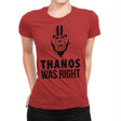Mr Right - Best Seller - Womens Premium T-Shirts RIPT Apparel Small / Red