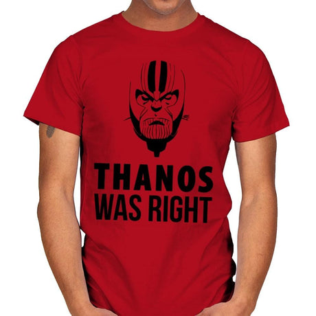 Mr Right - Mens T-Shirts RIPT Apparel Small / Red