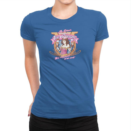 Ms. Prince's Ice Cream Exclusive - Womens Premium T-Shirts RIPT Apparel Small / Royal