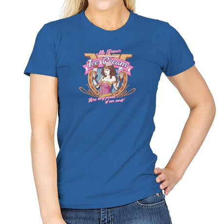 Ms. Prince's Ice Cream Exclusive - Womens T-Shirts RIPT Apparel Small / Royal