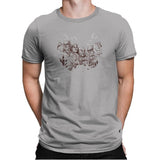 Mt. Defendmore Exclusive - Mens Premium T-Shirts RIPT Apparel Small / Light Grey
