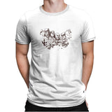 Mt. Defendmore Exclusive - Mens Premium T-Shirts RIPT Apparel Small / White