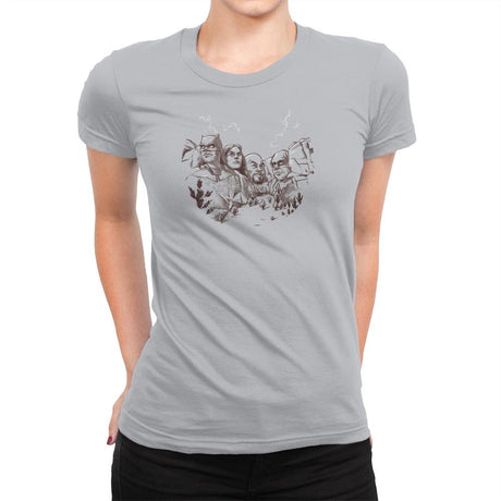 Mt. Defendmore Exclusive - Womens Premium T-Shirts RIPT Apparel Small / Silver