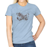 Mt. Defendmore Exclusive - Womens T-Shirts RIPT Apparel Small / Light Blue