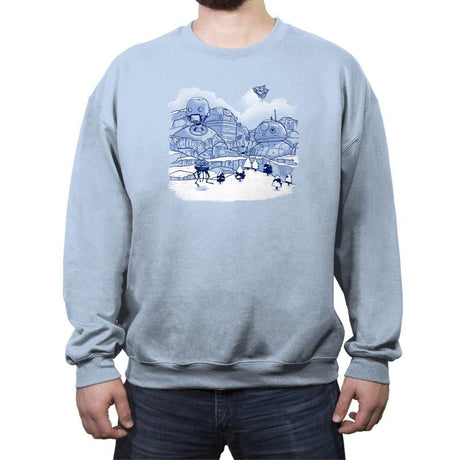 Mt. Droidmore - Crew Neck Sweatshirt Crew Neck Sweatshirt RIPT Apparel