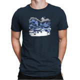 Mt. Droidmore Exclusive - Mens Premium T-Shirts RIPT Apparel Small / Indigo