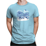 Mt. Droidmore Exclusive - Mens Premium T-Shirts RIPT Apparel Small / Light Blue