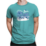 Mt. Droidmore Exclusive - Mens Premium T-Shirts RIPT Apparel Small / Tahiti Blue