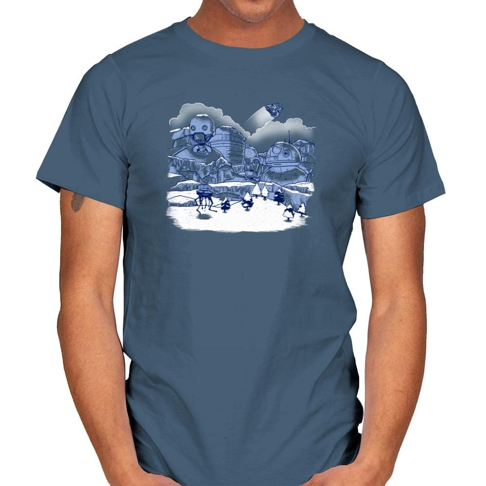 Mt. Droidmore Exclusive - Mens T-Shirts RIPT Apparel Small / Indigo Blue