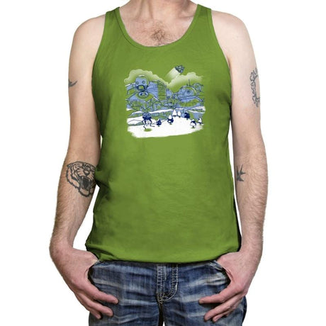 Mt. Droidmore Exclusive - Tanktop Tanktop RIPT Apparel X-Small / Leaf