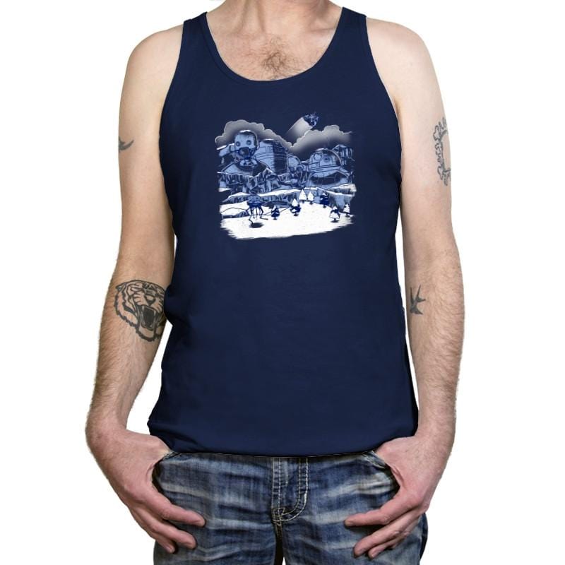 Mt. Droidmore Exclusive - Tanktop Tanktop RIPT Apparel X-Small / Navy