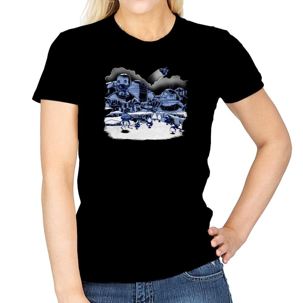 Mt. Droidmore Exclusive - Womens T-Shirts RIPT Apparel Small / Navy
