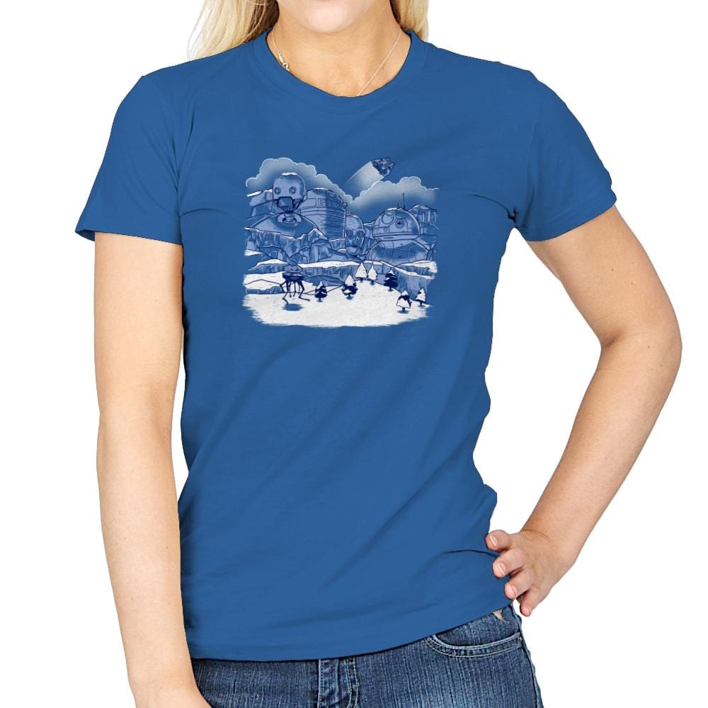 Mt. Droidmore Exclusive - Womens T-Shirts RIPT Apparel Small / Royal