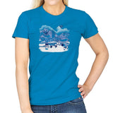 Mt. Droidmore Exclusive - Womens T-Shirts RIPT Apparel Small / Sapphire