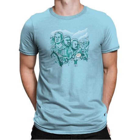 Mt. Sunnymore Exclusive - Mens Premium T-Shirts RIPT Apparel Small / Light Blue