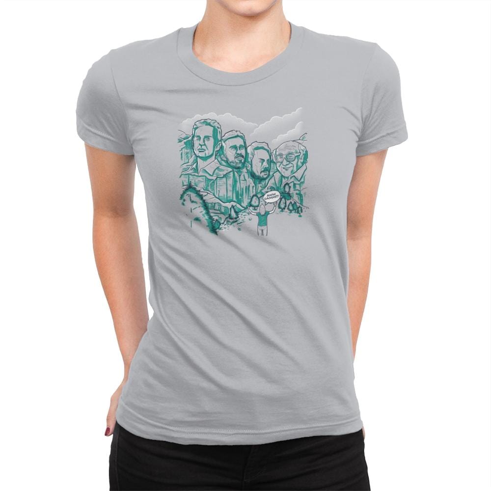 Mt. Sunnymore Exclusive - Womens Premium T-Shirts RIPT Apparel Small / Silver
