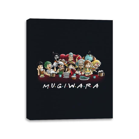 MUGIWARA - Canvas Wraps Canvas Wraps RIPT Apparel 11x14 / Black