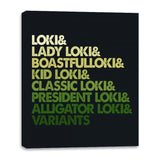 Multi Loki - Canvas Wraps Canvas Wraps RIPT Apparel 16x20 / Black