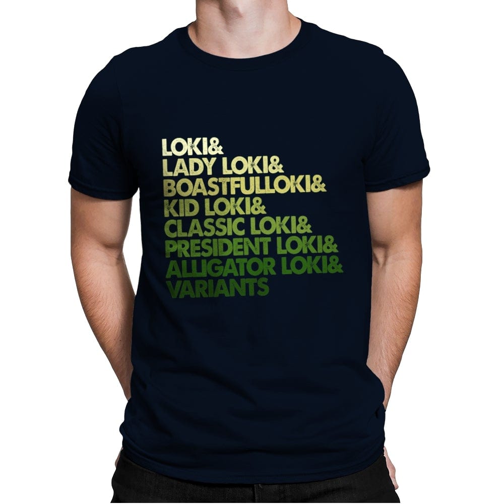Multi Loki - Mens Premium T-Shirts RIPT Apparel Small / Midnight Navy