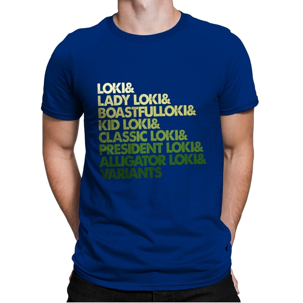 Multi Loki - Mens Premium T-Shirts RIPT Apparel Small / Royal