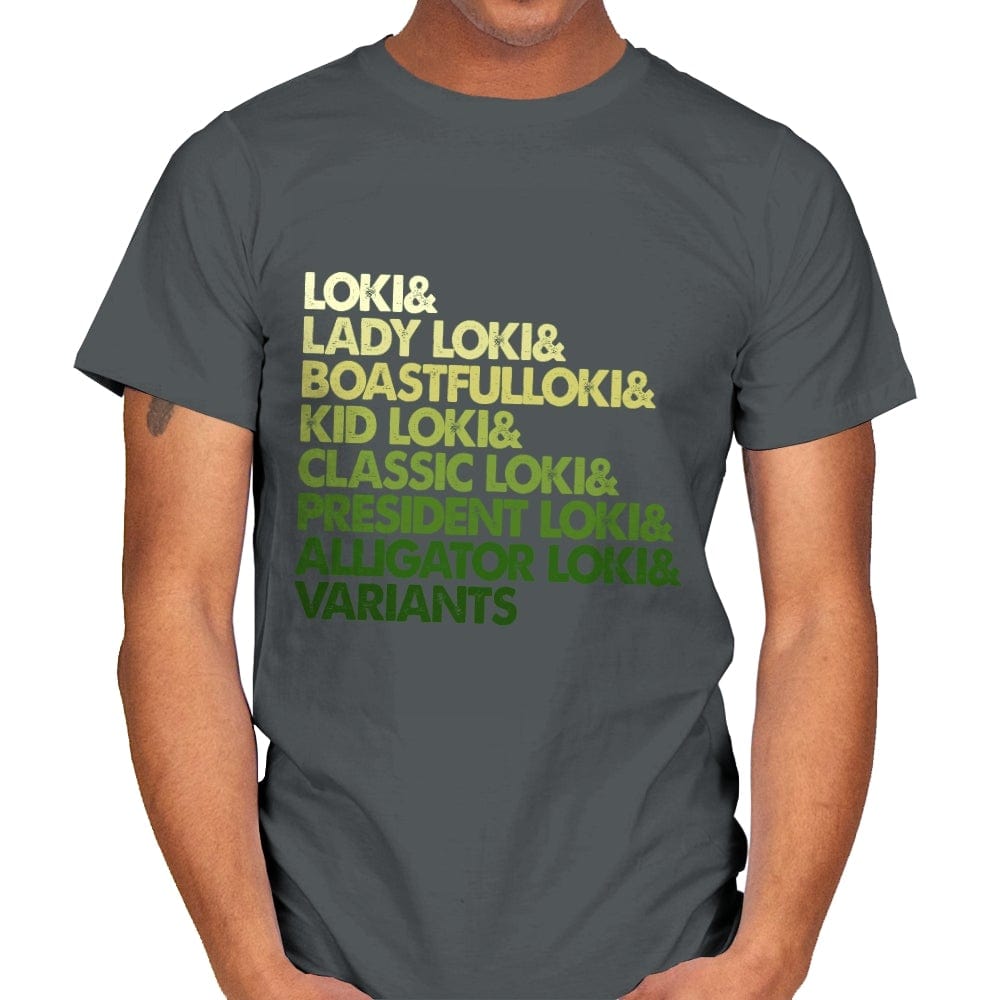 Multi Loki - Mens T-Shirts RIPT Apparel Small / Charcoal