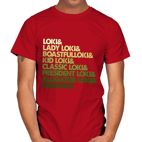 Multi Loki - Mens T-Shirts RIPT Apparel Small / Red