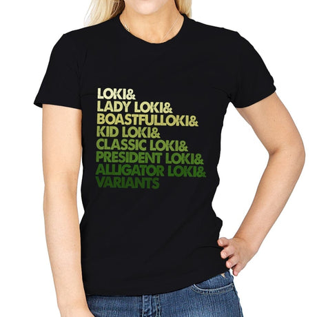 Multi Loki - Womens T-Shirts RIPT Apparel Small / Black