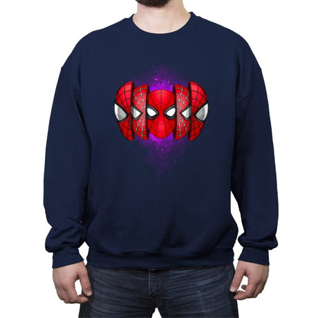 Multiverse of Spiders - Crew Neck Sweatshirt Crew Neck Sweatshirt RIPT Apparel Small / Navy