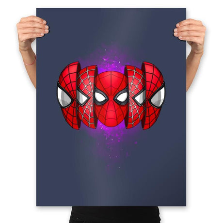 Multiverse of Spiders - Prints Posters RIPT Apparel 18x24 / Navy