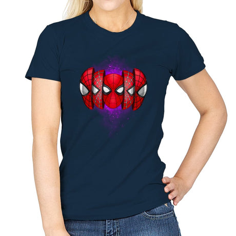 Multiverse of Spiders - Womens T-Shirts RIPT Apparel Small / Navy
