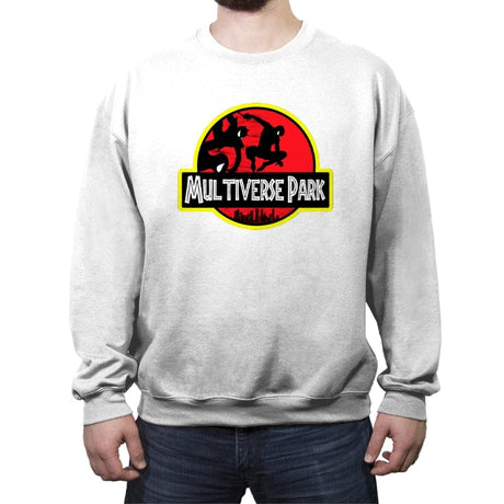 Multiverse Park - Crew Neck Sweatshirt Crew Neck Sweatshirt RIPT Apparel Small / White