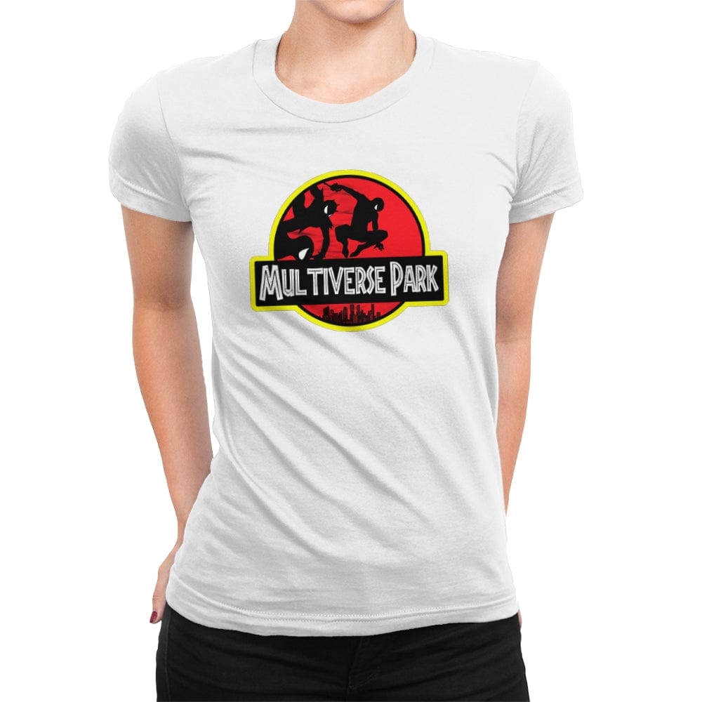 Multiverse Park - Womens Premium T-Shirts RIPT Apparel Small / White
