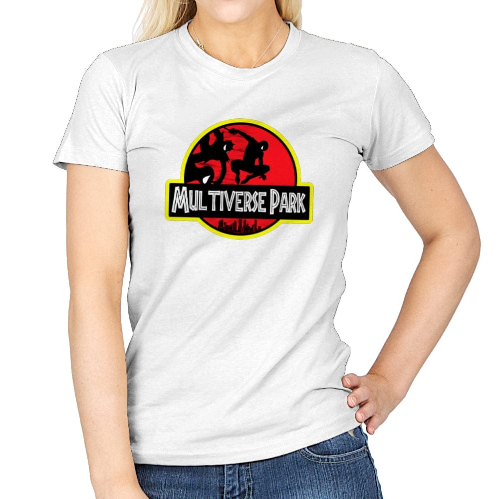 Multiverse Park - Womens T-Shirts RIPT Apparel Small / White