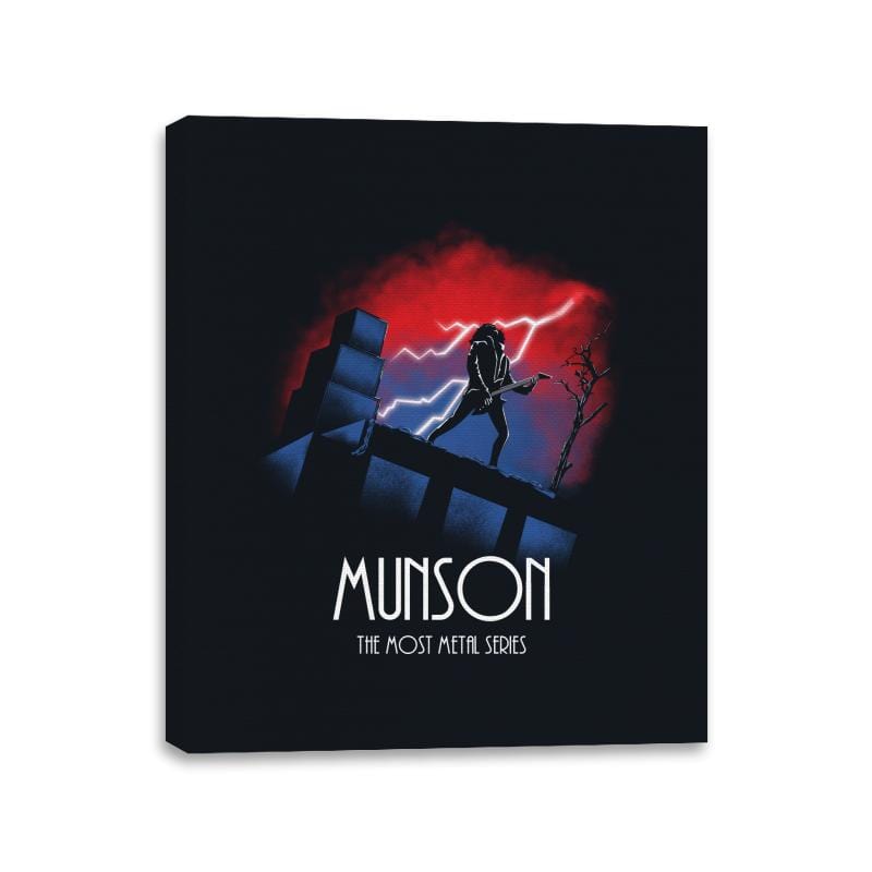 Munson The Most Metal Series - Canvas Wraps Canvas Wraps RIPT Apparel 11x14 / Black