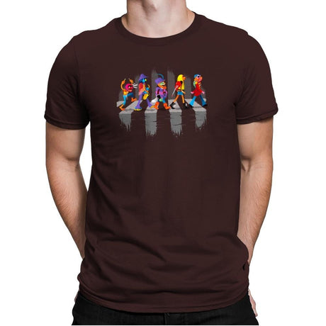 Muppet Road Exclusive - Mens Premium T-Shirts RIPT Apparel Small / Dark Chocolate