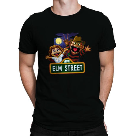 Muppets on Elm Street - Mens Premium T-Shirts RIPT Apparel Small / Black