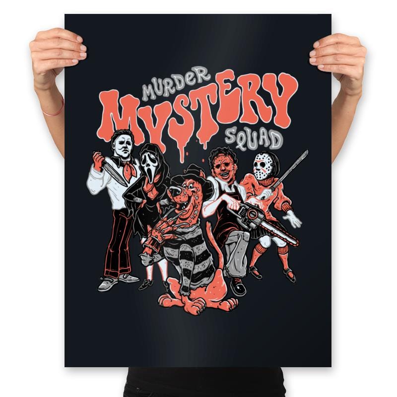 Murder Mystery Squad - Prints Posters RIPT Apparel 18x24 / Black