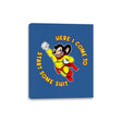 Murphy Mouse - Canvas Wraps Canvas Wraps RIPT Apparel 8x10 / Royal