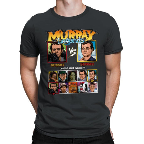 Murray Legends - Mens Premium T-Shirts RIPT Apparel Small / Heavy Metal