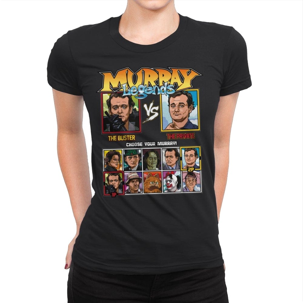 Murray Legends - Womens Premium T-Shirts RIPT Apparel Small / Black