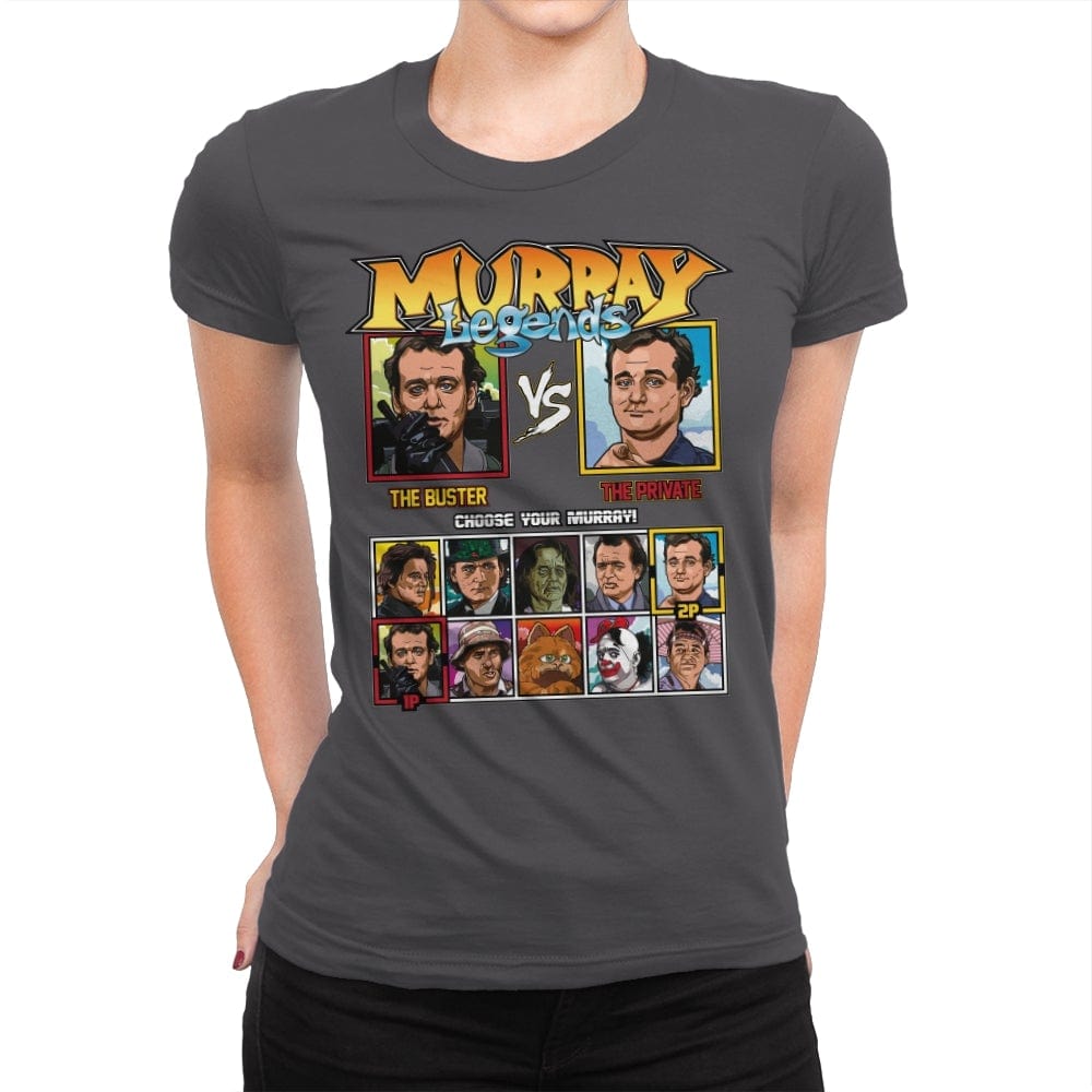 Murray Legends - Womens Premium T-Shirts RIPT Apparel Small / Heavy Metal