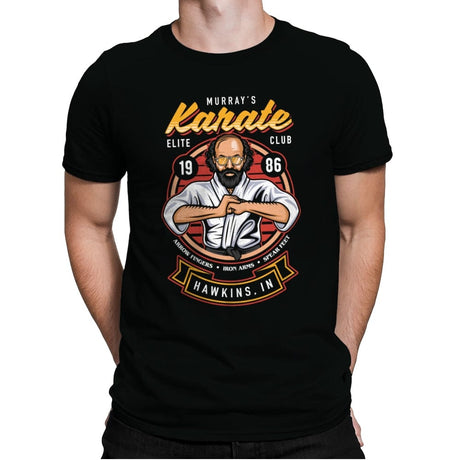 Murray's Karate Club - Mens Premium T-Shirts RIPT Apparel Small / Black