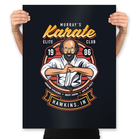 Murray's Karate Club - Prints Posters RIPT Apparel 18x24 / Black