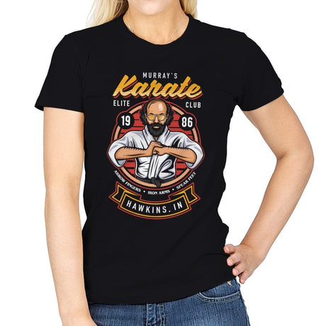 Murray's Karate Club - Womens T-Shirts RIPT Apparel Small / Black
